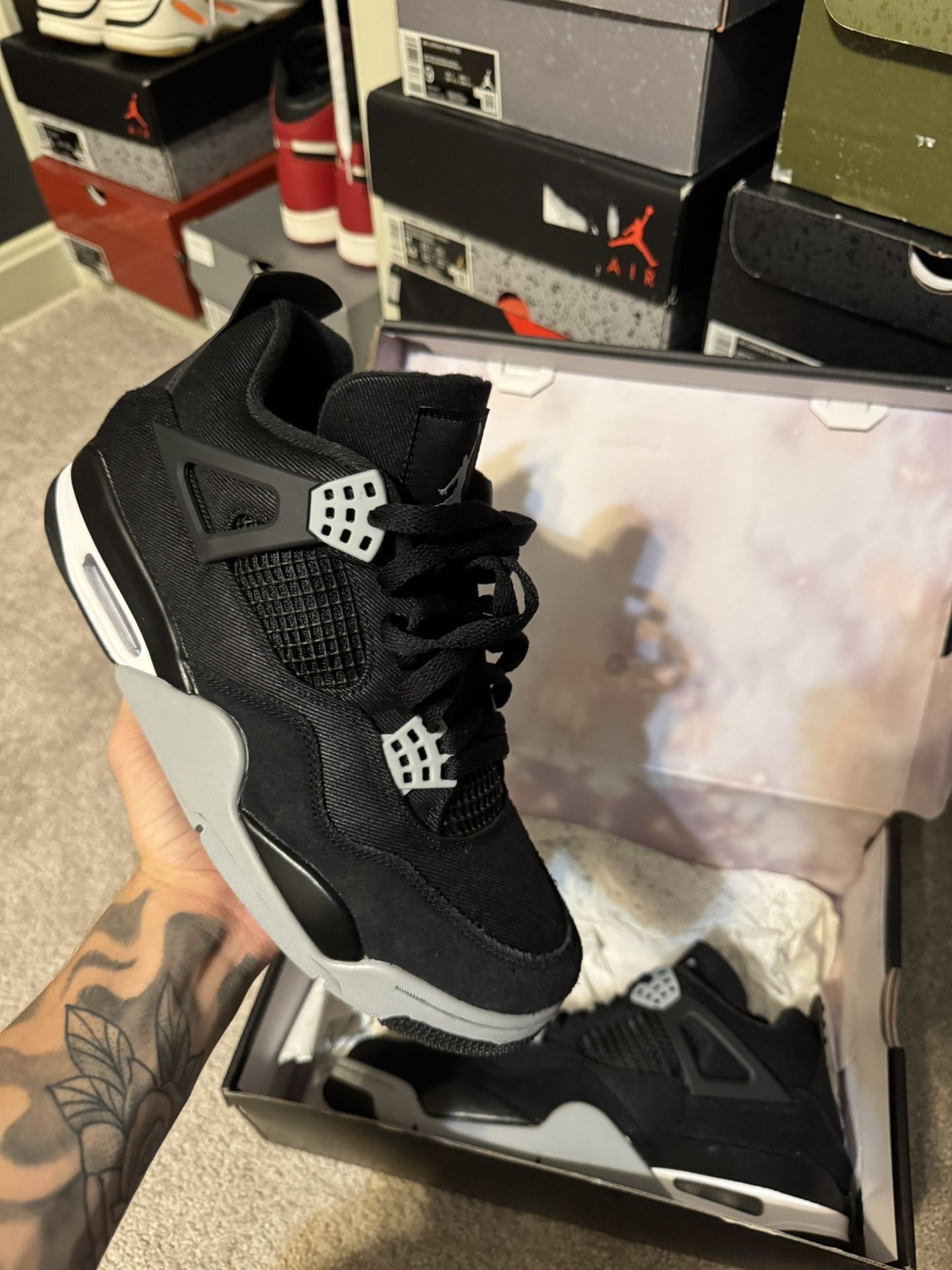 Air Jordan 4 Retro SE ‘Black Canvas’