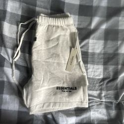 Gray Essentials Shorts Size M