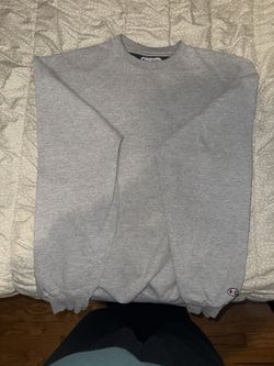 Champion Sweatshirt Mens L  Gray Crewneck