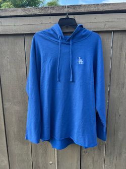 Johnnie O Blue Los Angeles Dodgers LA Hooded Hoodie Pullover NWT Sweatshirt - L