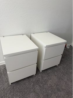 Ikea white nightstand