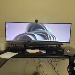SAMSUNG 49” Odyssey CRG Series Dual QHD (5120x1440)