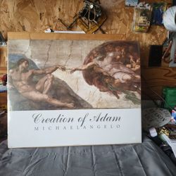 Creation Of Adam Michelangelo Poster 16"x20"