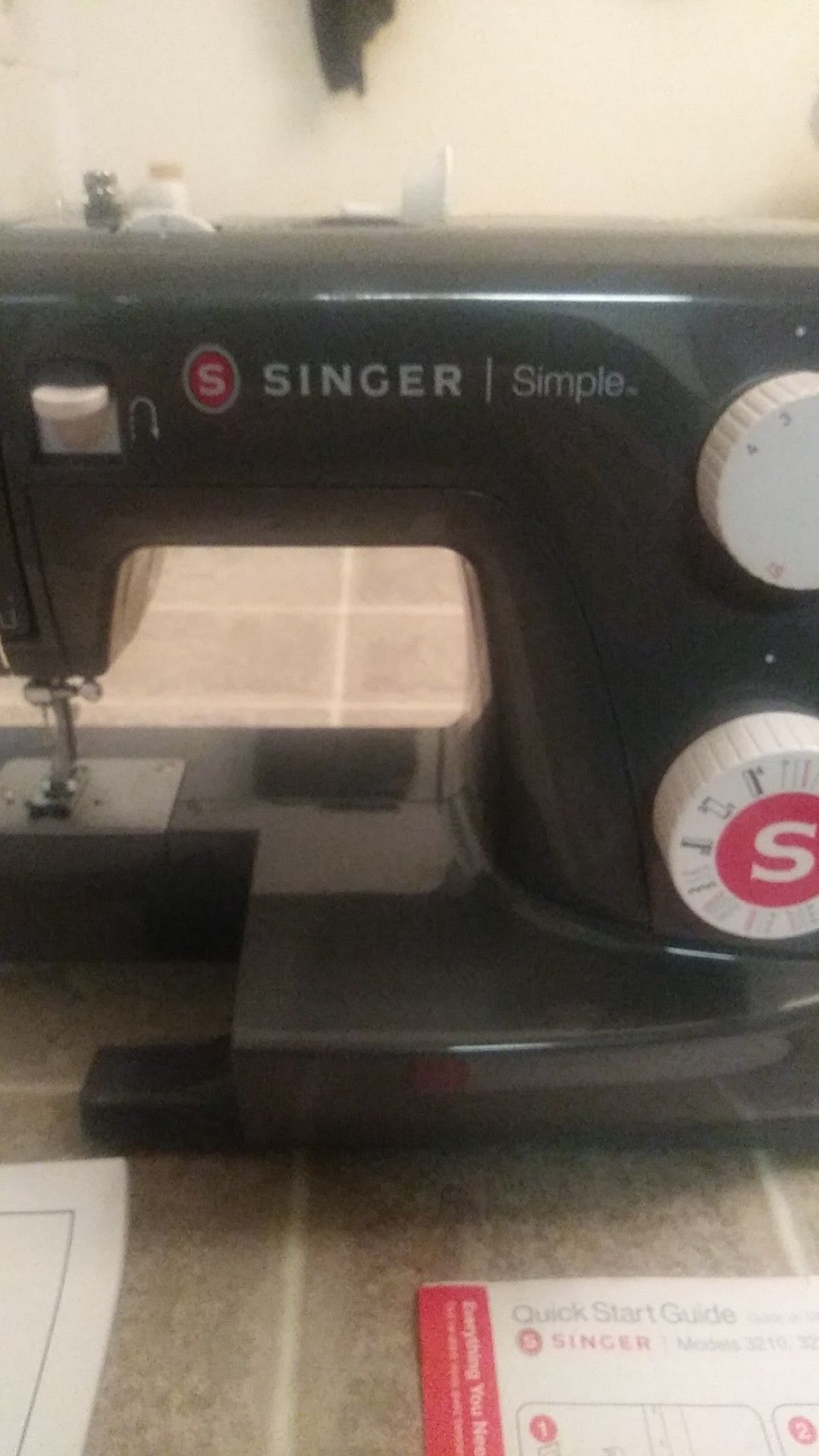 New singer sewing maching