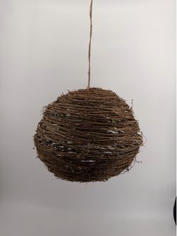 Round decorative hanging light