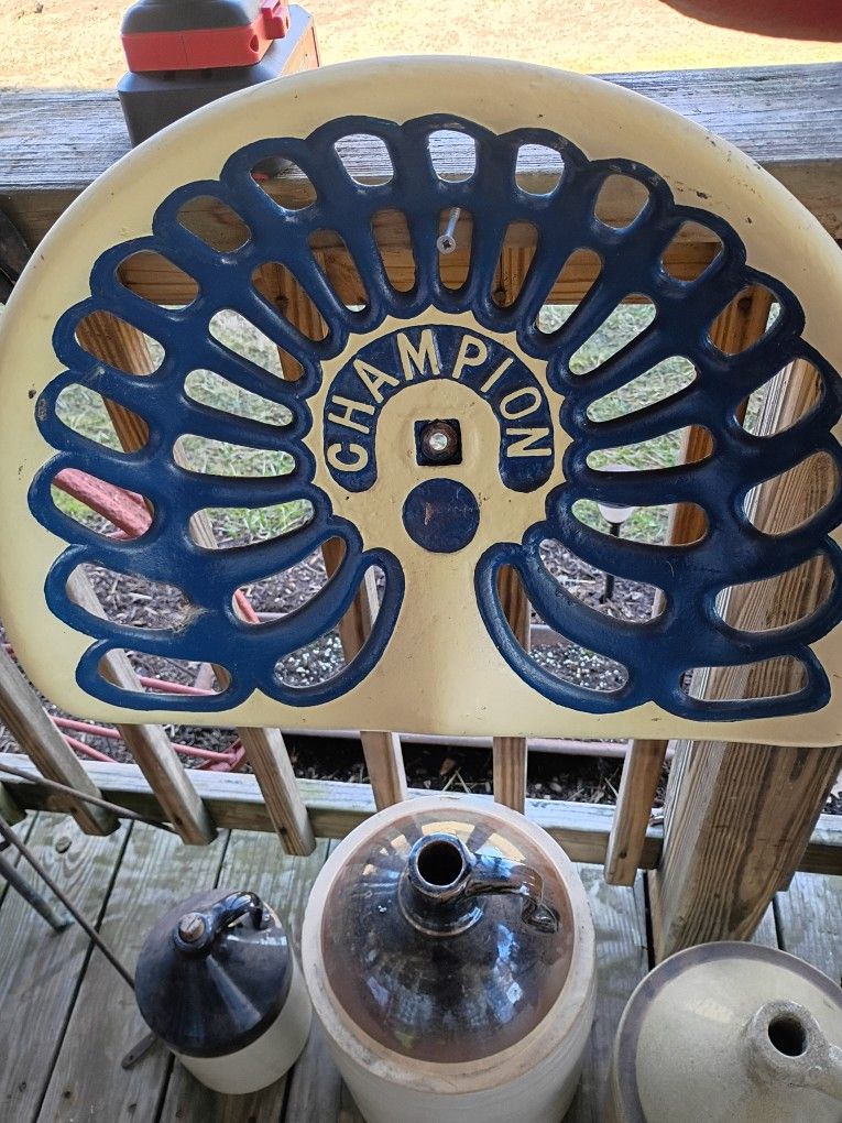 Cast Iron Tractor Seats