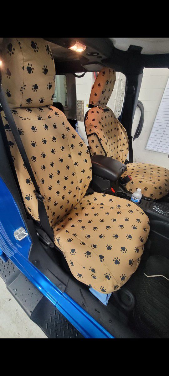 Jeep Wrangler Seat Covers For In St Louis Mo Offerup - Jeep Wrangler Cow Print Seat Covers
