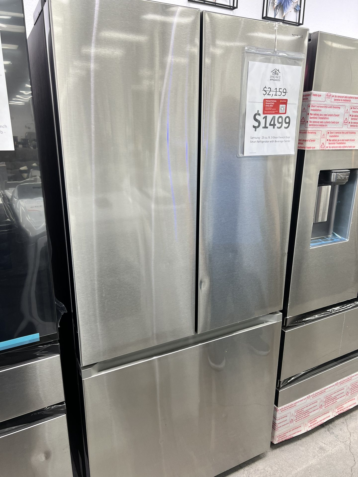 SAMSUNG 25CU FT FRENCH Door  W  BeVERAGE CT 