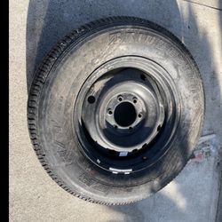 1 Only - 265/65r17 6x5.5 6x139.7 Stock Tacoma Tundra 4Runner Yukon Tahoe Wheel Rim Good 90% Bridgestone Tire