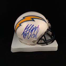 San Diego Chargers Antonio Garay signed helmet