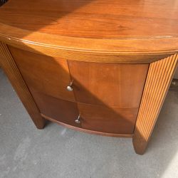 FREE! 2 drawer Wooden End Table
