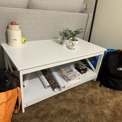 Farmhouse White coffee Table