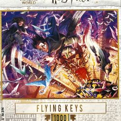 Harry Potter Flying Keys 1000 Pieces SEALED ( New York Puzzle Company)