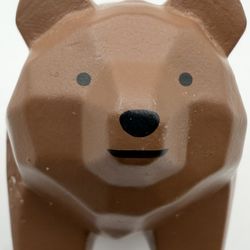 HAND-CARVED BEAR FETISH – Geometric Design