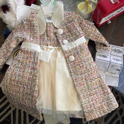 24 months little girls, coat and dress