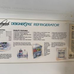 Whirlpool Side-by-Side Refrigerator ED27DQ Glass Shelves, Drawers, & Bins