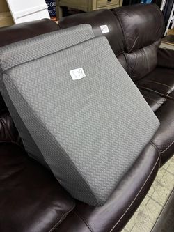 Gray Wedge Back Support Pillow
