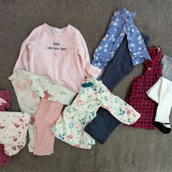 9 Months Baby Girl Fall Bundle 
13 pieces total!