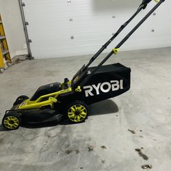 Ryobi Electric Lawnmower and Weed eater 