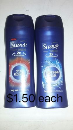 Men's suave body wash