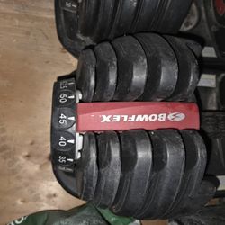 Bowflex SelectTech Adjustable Dumbbells (Pair) – 5 to 52.5 lb Each