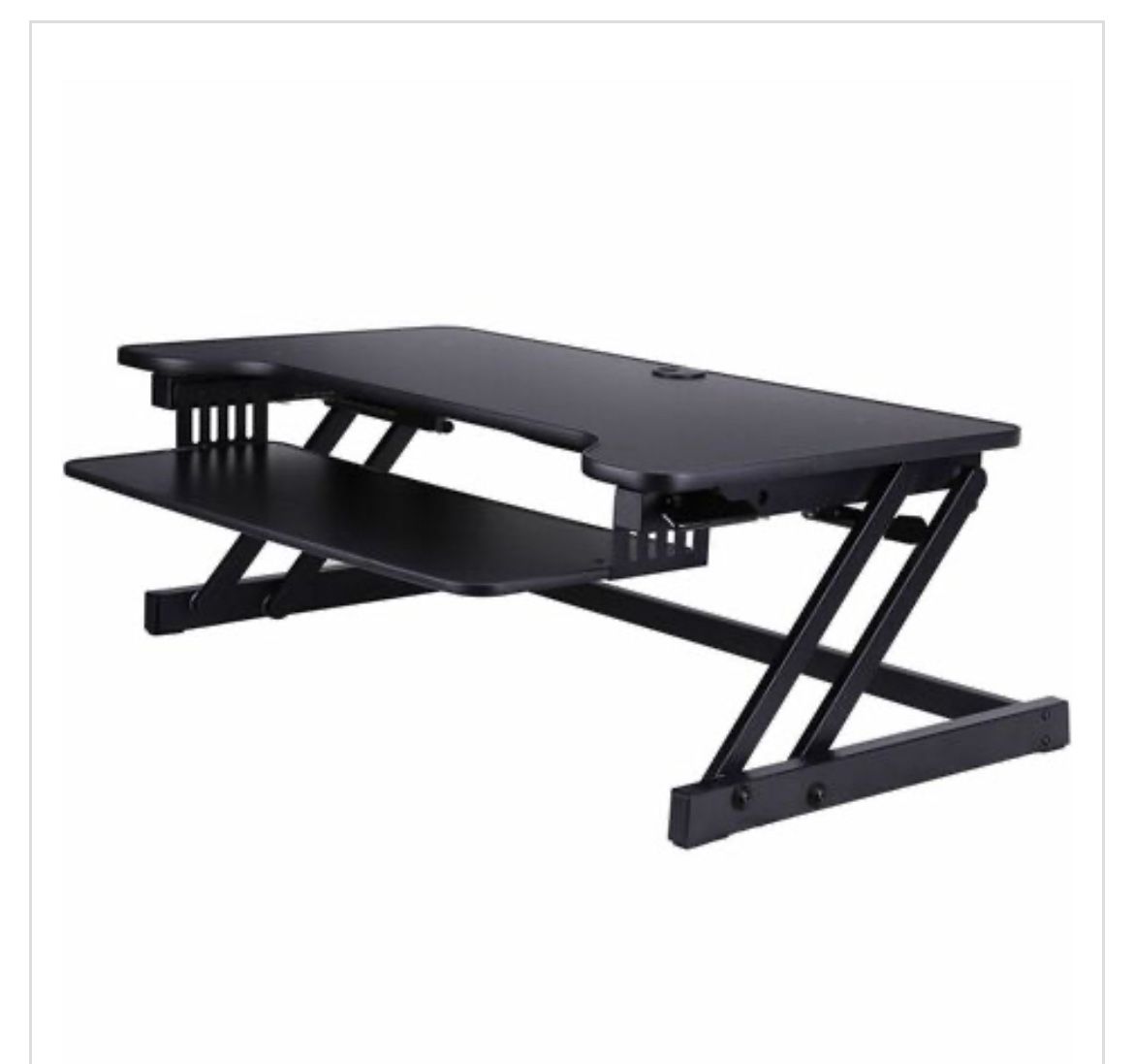Deluxe Height Adjustable Sit to Stand Desk Computer Riser
