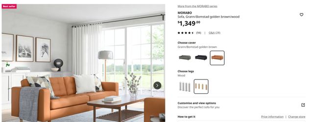 IKEA MORABO Sofa