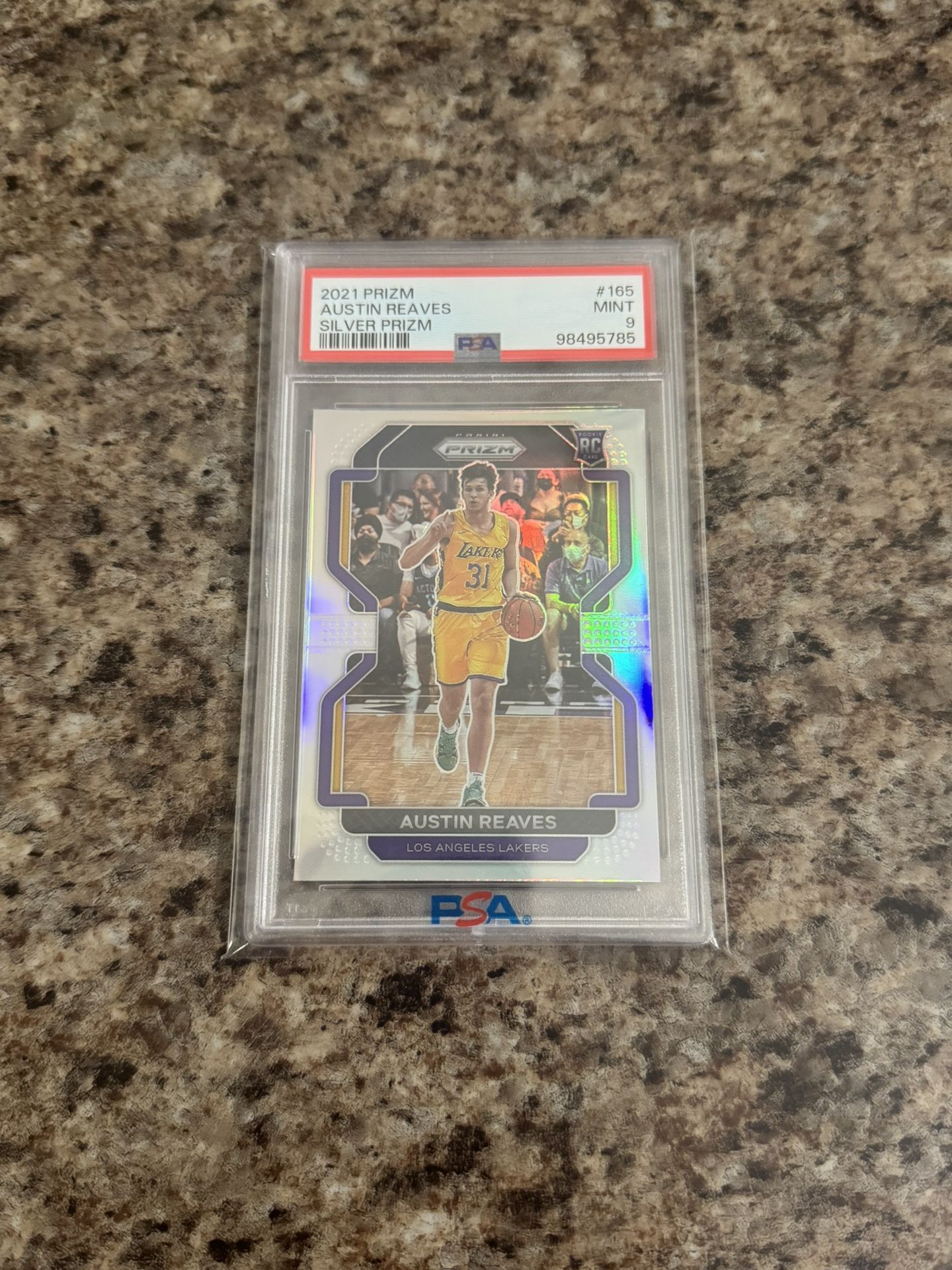 2021 Panini Prizm Austin Reaves RC Silver PSA 9
