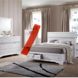 Queen Bedroom Set With Mattress 