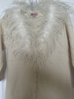 Feather Cream Monsoon Cardigan