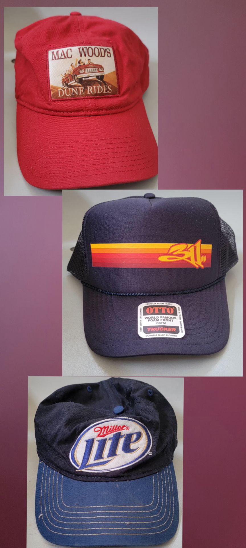 Hats (311 new) rest used still in great condition