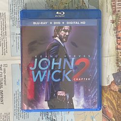John Wick Chapter 2 - Keanu Reeves Movie (DVD)