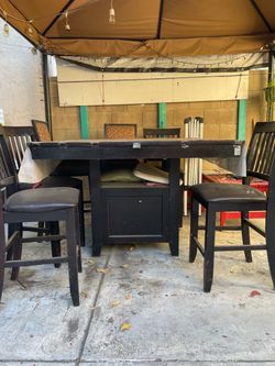 High wooden table for sale