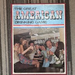 Vintage Great American Drinking Game Board Game