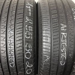 2 Tires 255 50 20 Pirelli Scorpion Zero As 