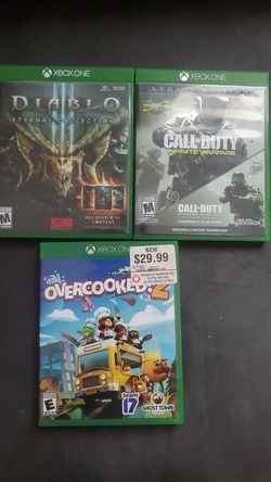 Diablo(eternal collection) overcooked2. Call of duty ghosts and infinite warfare