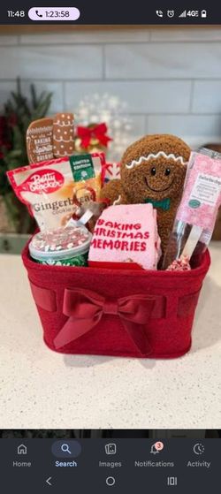 Christmas Gingerbread Baking Gift Basket