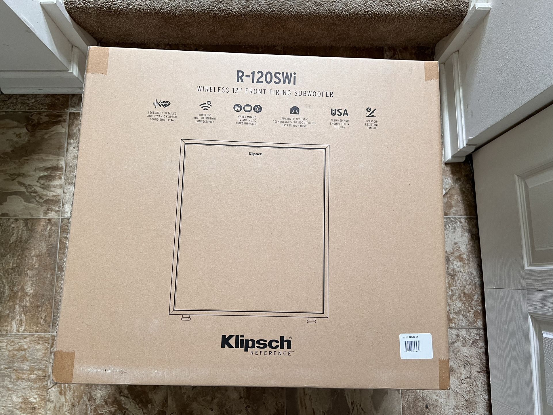 Klipsch R-120SWi Wireless Subwoofer-Brand new