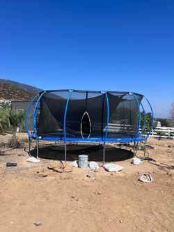 Trampoline and swing