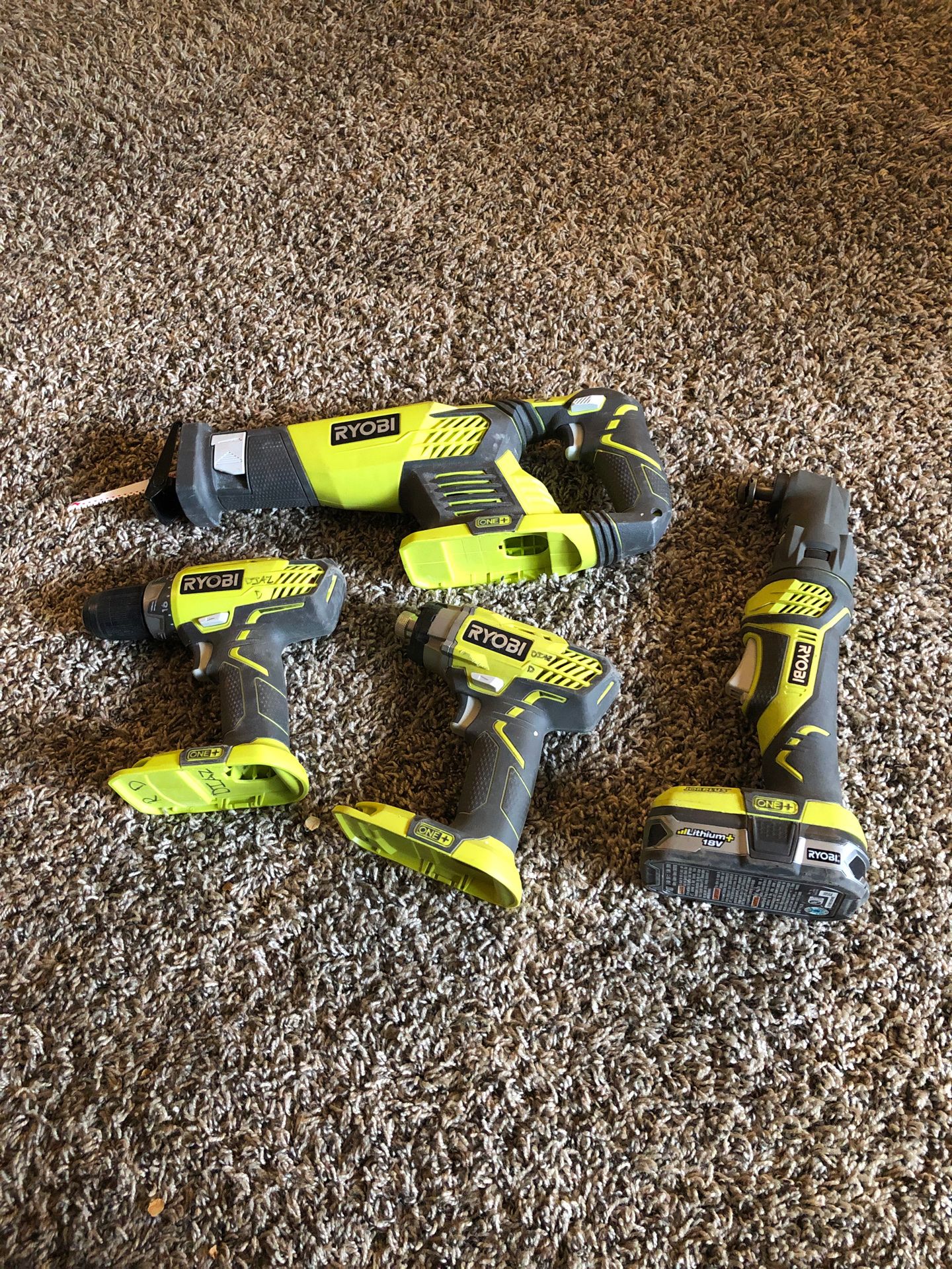 RYOBI 4 piece set