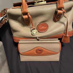 Dooney & Bourke Bag and Wallet (Taupe)