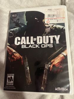 Call of Duty Black Ops Nintendo Wii – $18