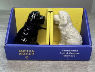 Tabitha brown salt And Pepper Doodle Shakers 