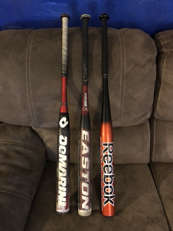 3 softball bats
