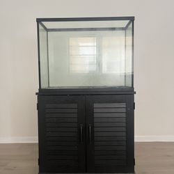 TOPFIN Essential 37 Gal Fish Tank W/ Stand
