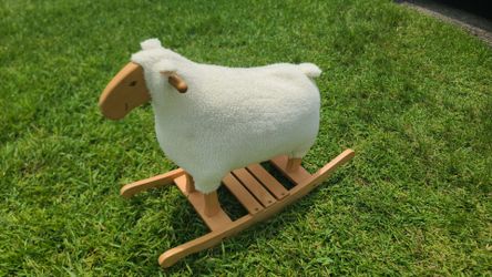Baby rocking sheep, like new , 1 to 3 years