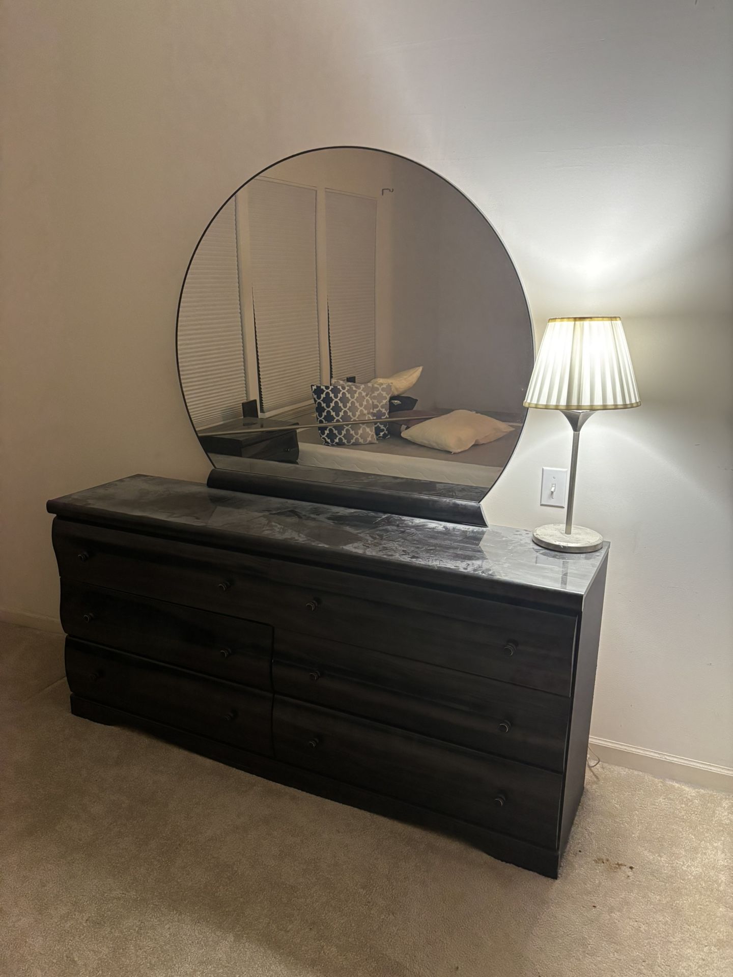 Dresser, Mirror And Night Stand