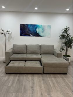 Free delivery 🚚 SOFABED SECTIONAL GRAY BRAND CITY FURNITURE