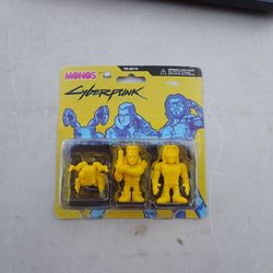 Monos Cyberpunk 2077 Mini Figure 3pk a2 Action Figures