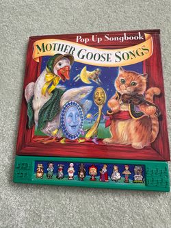 Vintage 1994 Mother Goose Songs Pop-Up Songbook - 10 Sounds - UNTESTED AS-IS